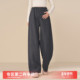 外穿2026新款 春秋季 加厚休闲直筒阔腿裤 MASANON孕妇加绒裤 秋冬装