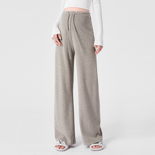 冬装 子抽绳长裤 2025新款 休闲裤 加绒加厚外穿 秋冬糯米裤 孕妇阔腿裤