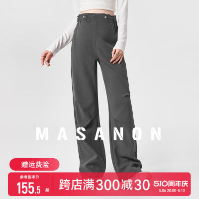 孕妇工装休闲卫裤秋冬MASANON