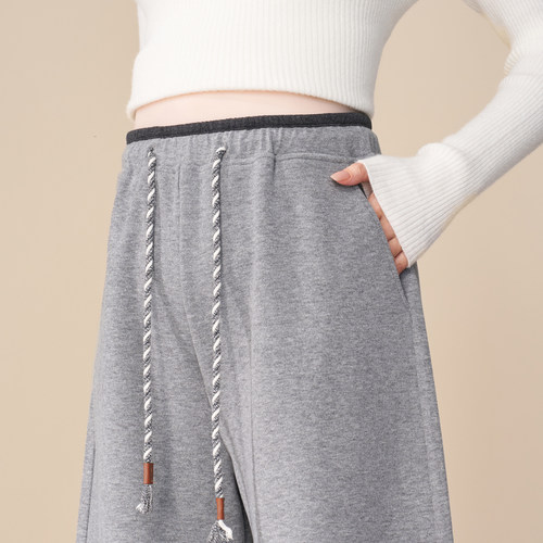 MASANON孕妇弯刀裤冬季外穿加厚