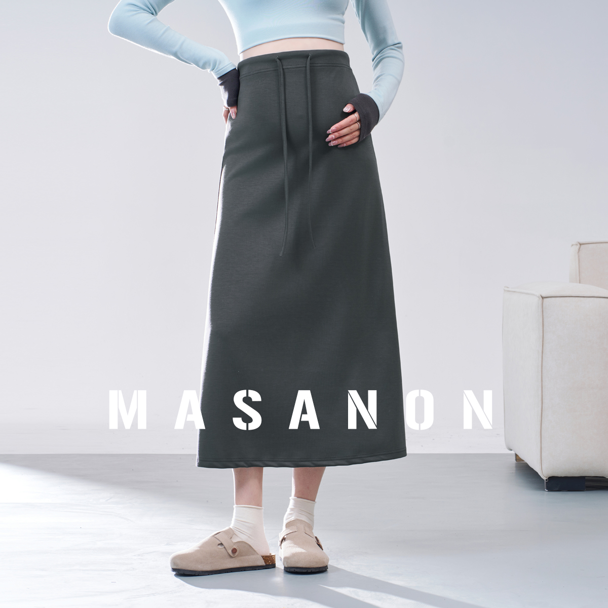 MASANON孕妇半身裙春夏高级感