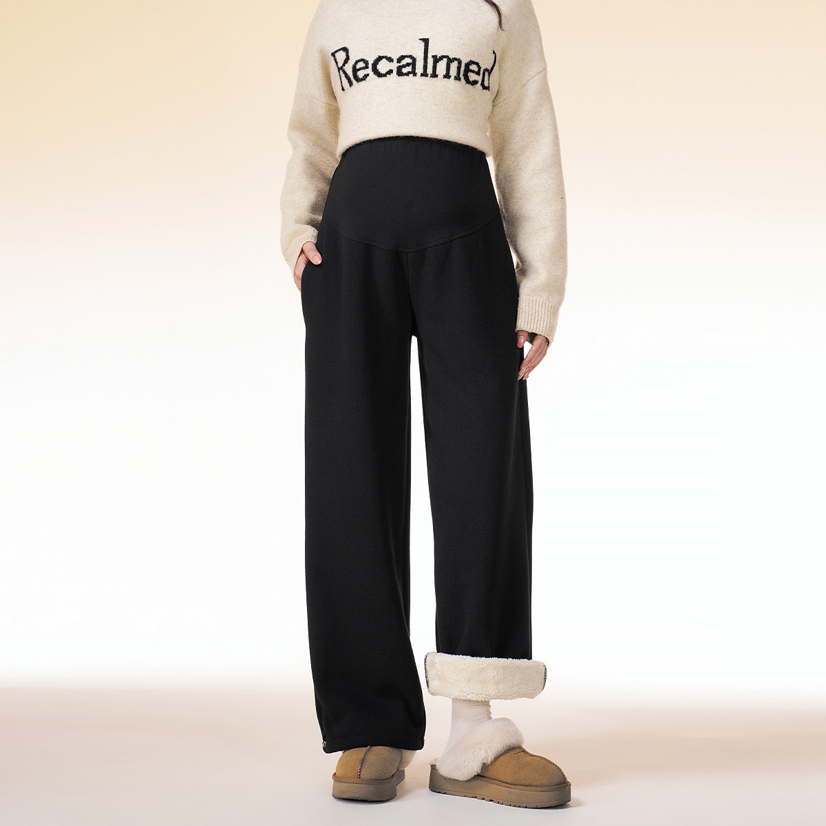 MASANON孕妇保暖棉裤2024新款