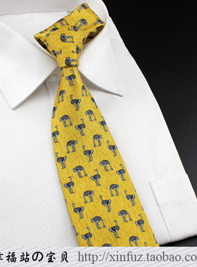 个性领带 外贸版9cm 狮子豹大象动物宠物舞台服饰表演道具潮搭配