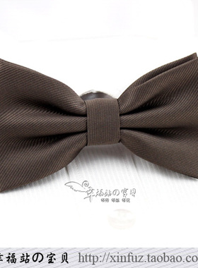 韩版男士领结 经典时尚细斜纹商务正装婚宴晚会搭配纯色蝴蝶结