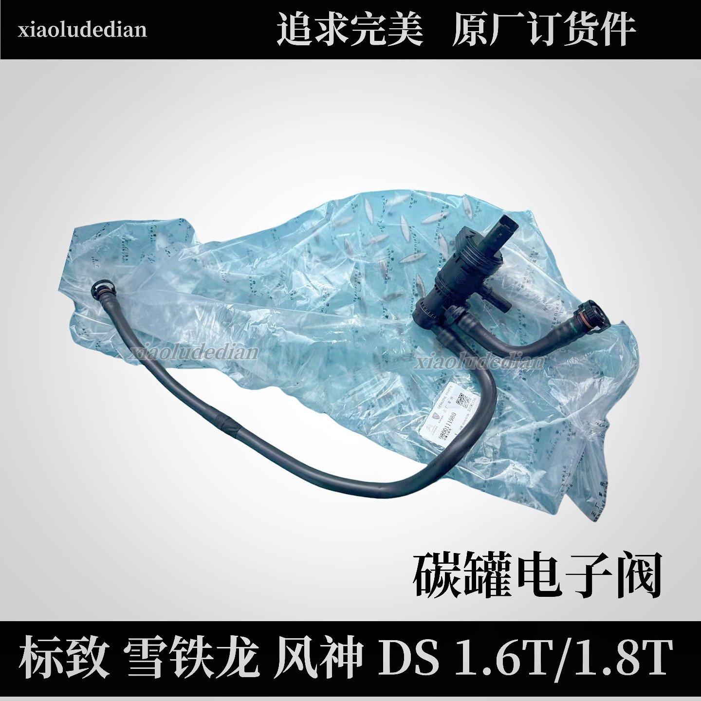 标志3008 4008 5008508 C4L DS5 DS6 308 408 1.6T 18T碳罐电磁阀