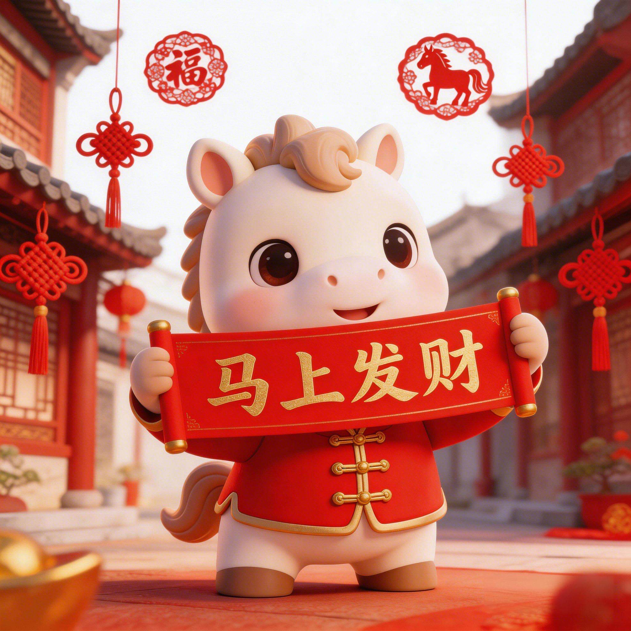 AI数字人口播视频制作，用照片制作祝福视频2026马年新年拜年视频
