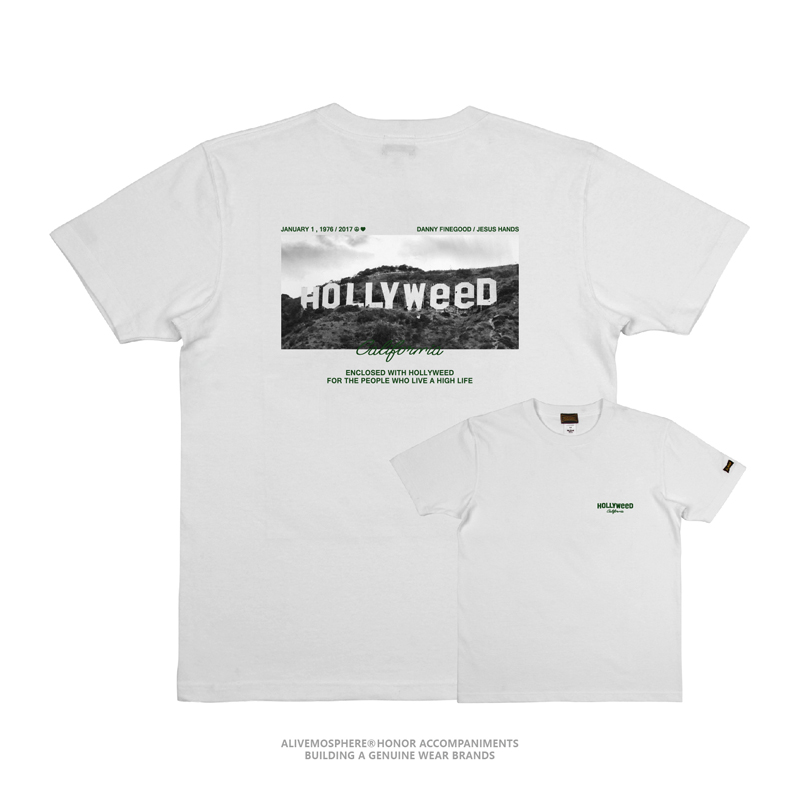 2018SSÃÀ¹úÃÞ420ÏÞ¶¨¿î1976HOLLYWEEDÓ¡»¨Ô²ÁìTÐôºÚ°×Á½É«ALMSP