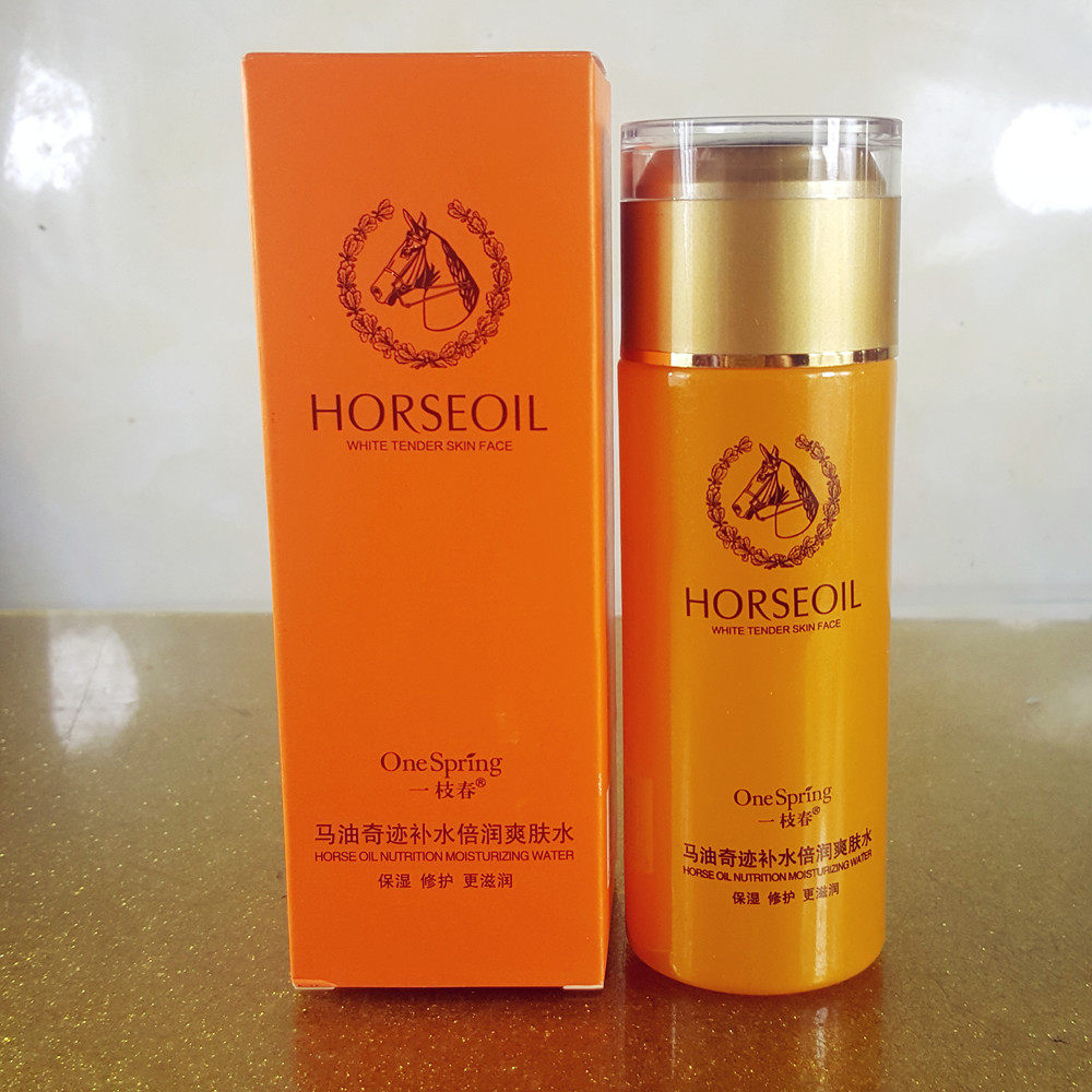正品一枝春马油奇迹补水倍润爽肤水120ml 营养嫩肤保湿修护滋润