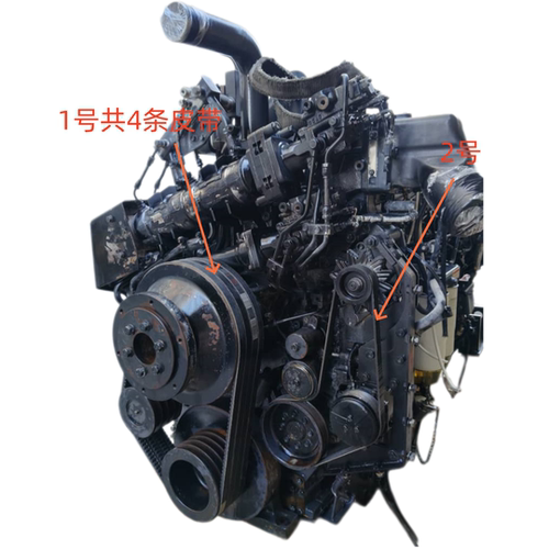 适用S6D170E-5发动机皮带 空调皮带 小松1250  HD465-7 起动马达