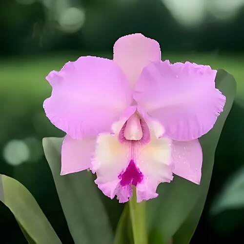 卡特兰确定花色黛安娜Rlc. Chief Pink 'Diana' 室内办公室洋兰花