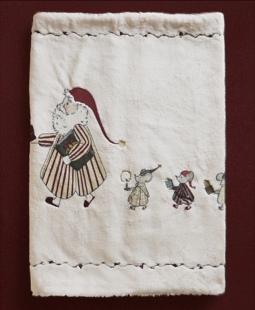 ZaraHome圣诞老人仿皮草仿兔毛儿童盖毯毛毯休闲毯圣诞系列