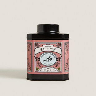 ZaraHome藏红花系列琥珀多层次香熏香氛蜡烛260g