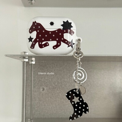 Y2K可爱星星小马airpods4耳机套