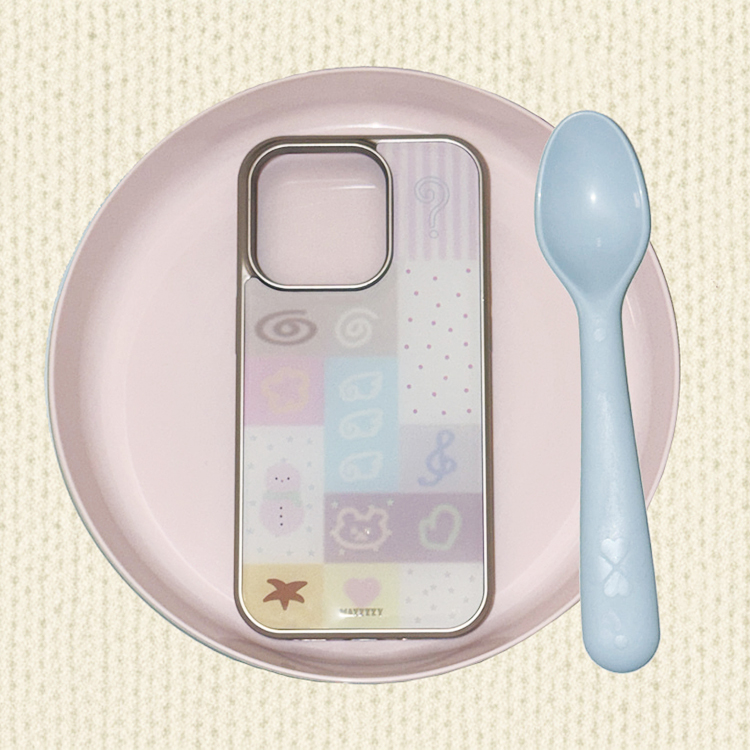 Y2K波点翅膀音符苹果17pro手机壳