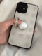 16pro苹果13 11全包14pro手机保护套 指环支架17pro黑边软壳适用iphone15promax 韩国ins小众复古个性