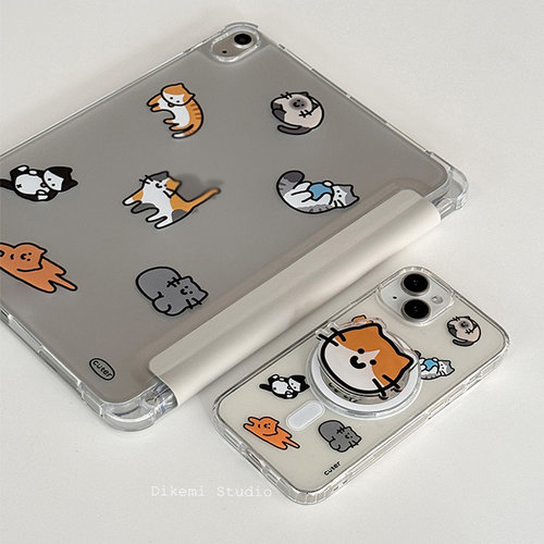 韩国小众可爱猫咪ipadair7平板套