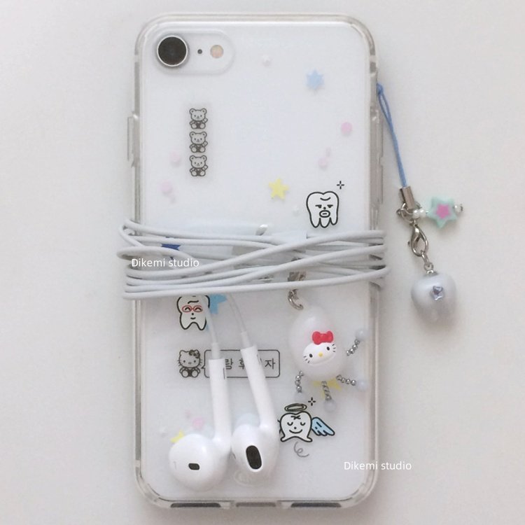 韩国ins风小众可爱少女心牙仙子星星挂件透明软壳适用iPhone16promax苹果15promax/14/13/12/17手机保护套,3C数码配件,手机保护套/壳,淘宝优惠券,粉丝福利购,淘宝优惠卷