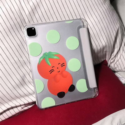 韩版可爱柿子ipad12平板保护套