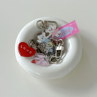 可爱甜美小熊Airpods挂件钥匙扣