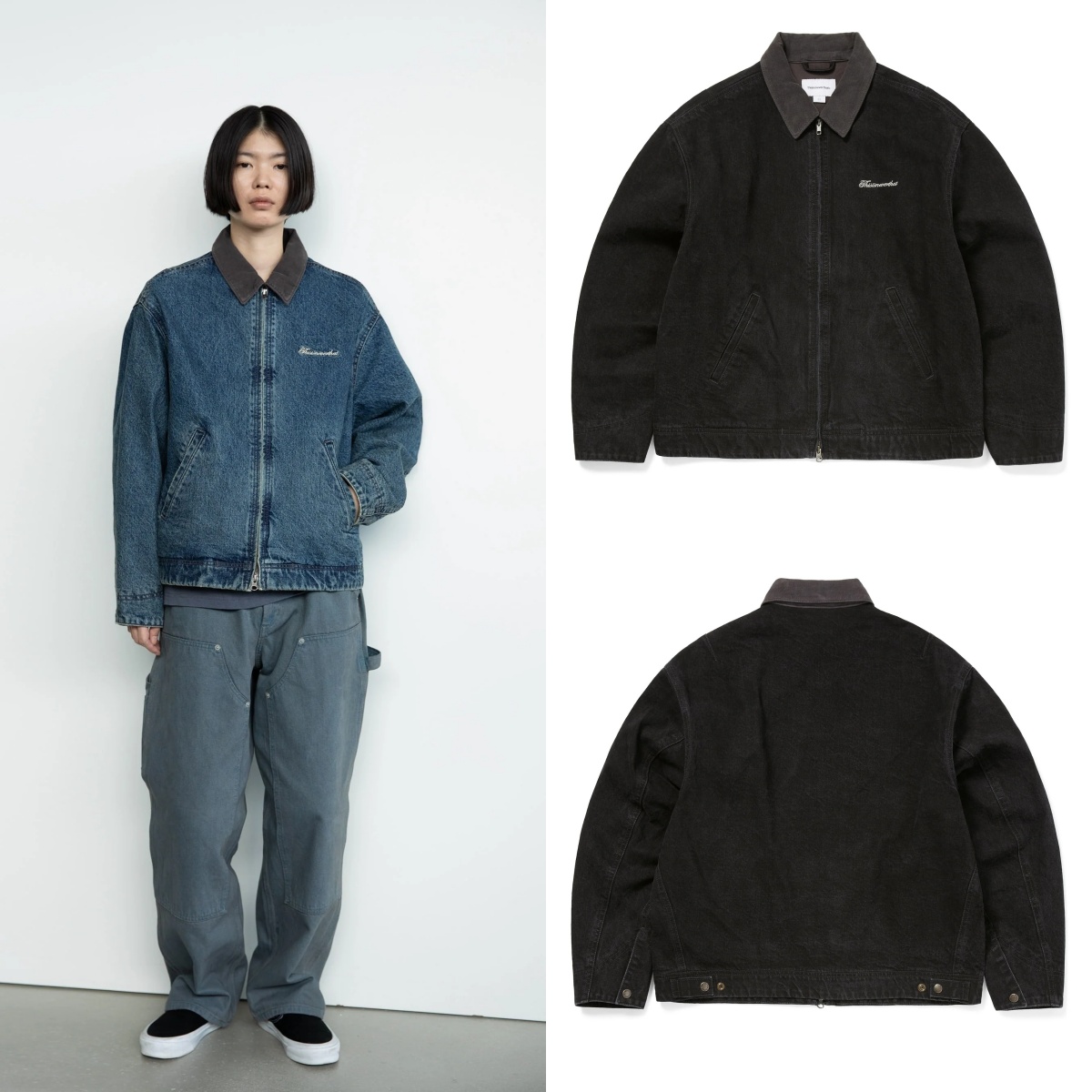 牛仔复古宽松休闲百搭翻领外套