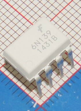 6N139 6N139M EL6N139光电耦合器 光隔离器 直插DIP-8 白色/黑色