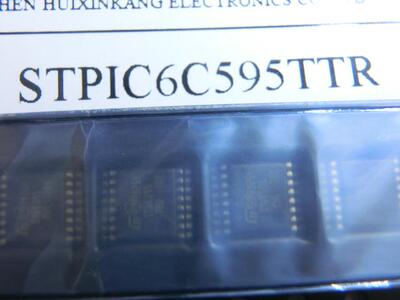 STPIC6C595TTR  ST6C595  TSSOP-16 原装正品 计数器移位寄存器
