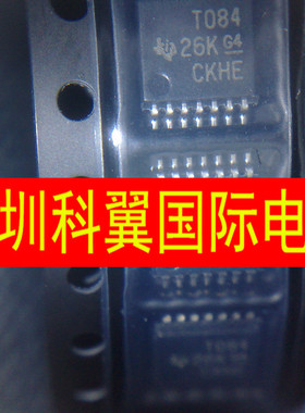 T084  TL084CPWR 全新原装 四路运算放大器 贴片TSSOP-14