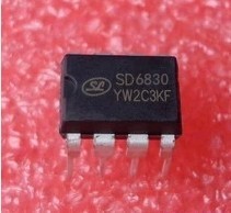 SD6830 DIP-8 内置高压功效率开关电流模式PWM+PFM控制器 可直拍