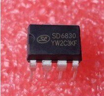 SD6830 DIP-8 内置高压功效率开关电流模式PWM+PFM控制器 可直拍