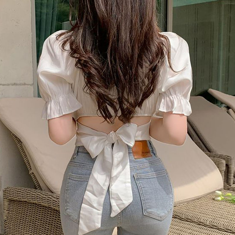 韩国chi夏季法式气质方领