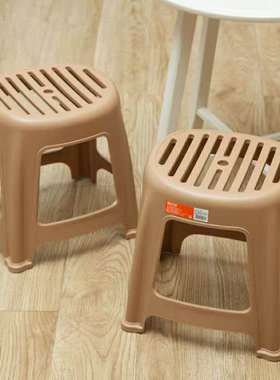 正品禧天龙儿童加厚欧式塑料钢化凳茶几凳矮凳子浴室防滑凳D-2053