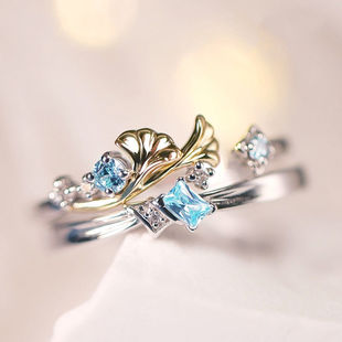 恋与制作人恋与白起 生日主题套戒——风起翩跹 开口戒指主戒副戒