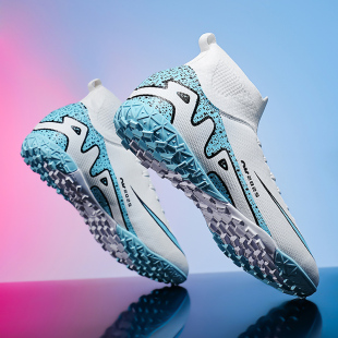 C罗刺客15新款足球鞋男女儿童学生ag长钉tf碎钉成人百搭训练鞋男