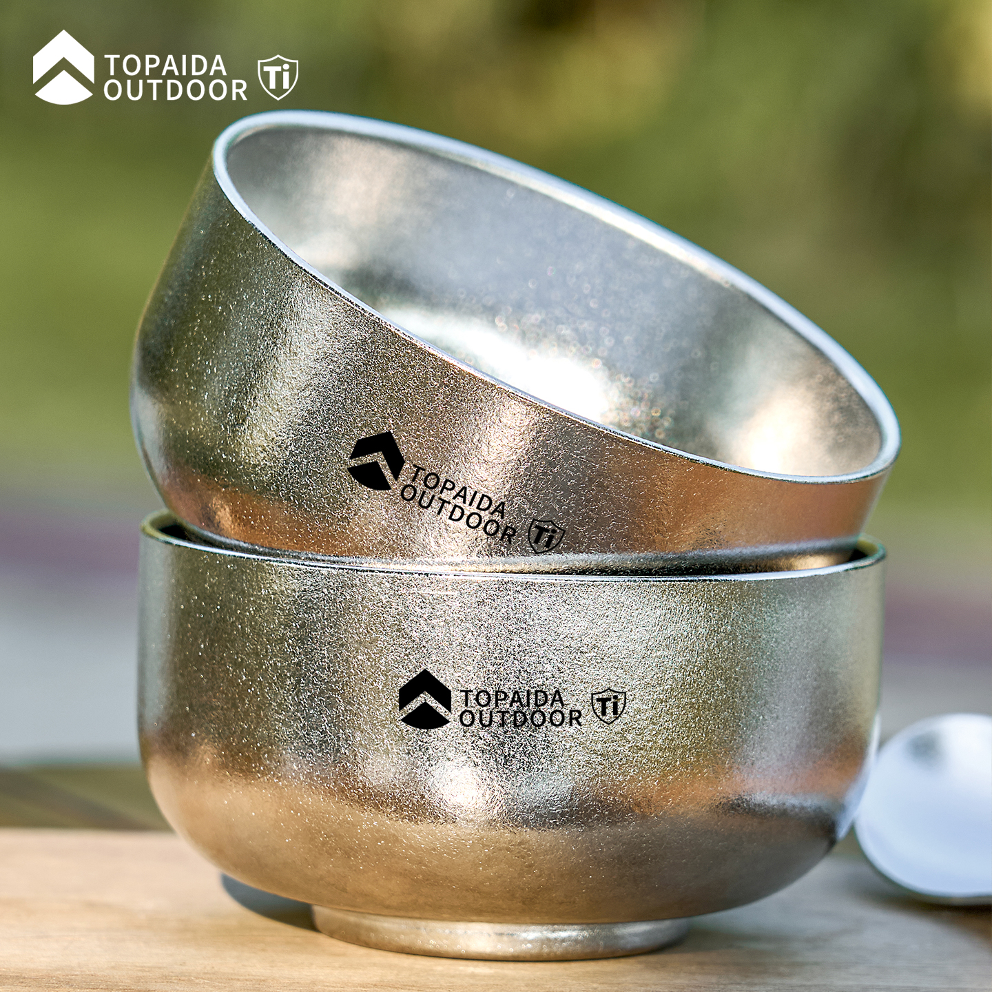 纯钛双层防烫高档饭碗