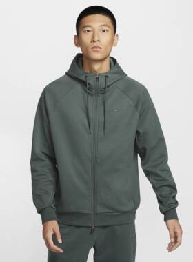 Nike耐克官方DRI-FIT男速干全长拉链开襟百搭连帽衫防晒衣FZ0968