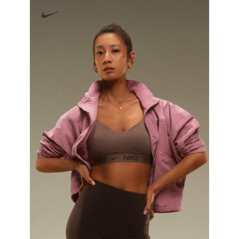 耐克女子训练运动内衣冬季时尚衬垫可调节低强度NIKE INDY FD1063