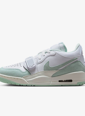 Jordan耐克男女鞋AJ312白绿蒂芙尼爆裂纹篮球鞋运动鞋FQ7827-103