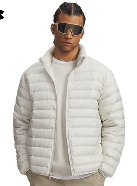 安德玛官方UA热冬系列男子800蓬运动休闲短款鸭绒羽绒服6007130