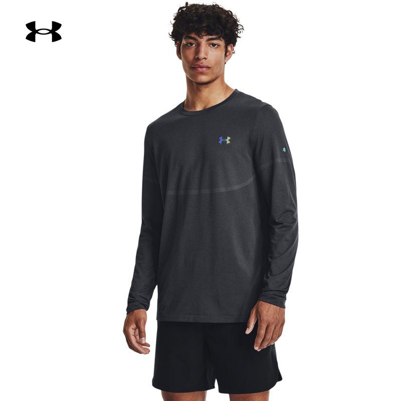 安德玛官方UA秋冬RUSH Seamless男子训练运动长袖T恤1379282