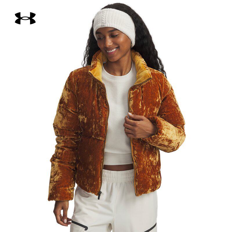 安德玛官方UA热冬系列女子700蓬天鹅绒运动休闲鸭绒羽绒服6008820