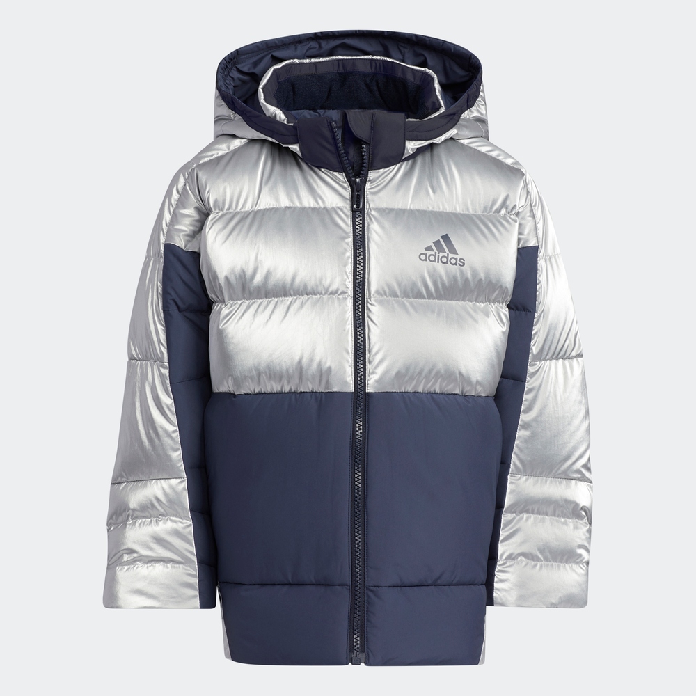 adidas阿迪达斯官网小童冬季新款运动保暖鸭绒羽绒服H40338H40339