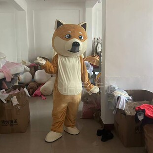 狗熊卡通人偶服装生肖狗企业吉祥物小狗玩偶服装舞台表演服道具服