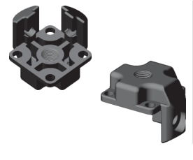 铝型材连接件 脚杯脚轮连接板 底座连接板