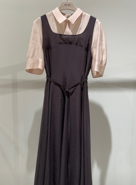 潮流直邮 韩国SJSJ正品 25夏 假两件连衣裙  SJ2F4-WOP436W