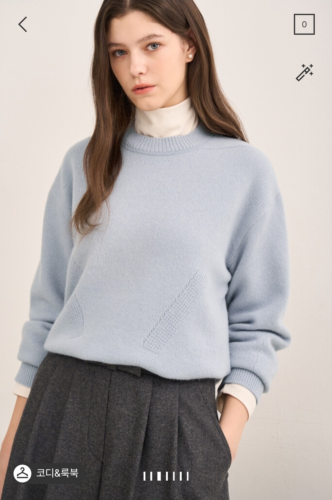 潮流直邮 韩国SJSJ正品 24冬 圆领针织衫SJ2EBKTO862W