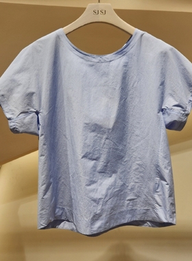 潮流直邮 SJSJ 韩国代购 2024夏 百搭衬衫 SJ2E7-WTO203W