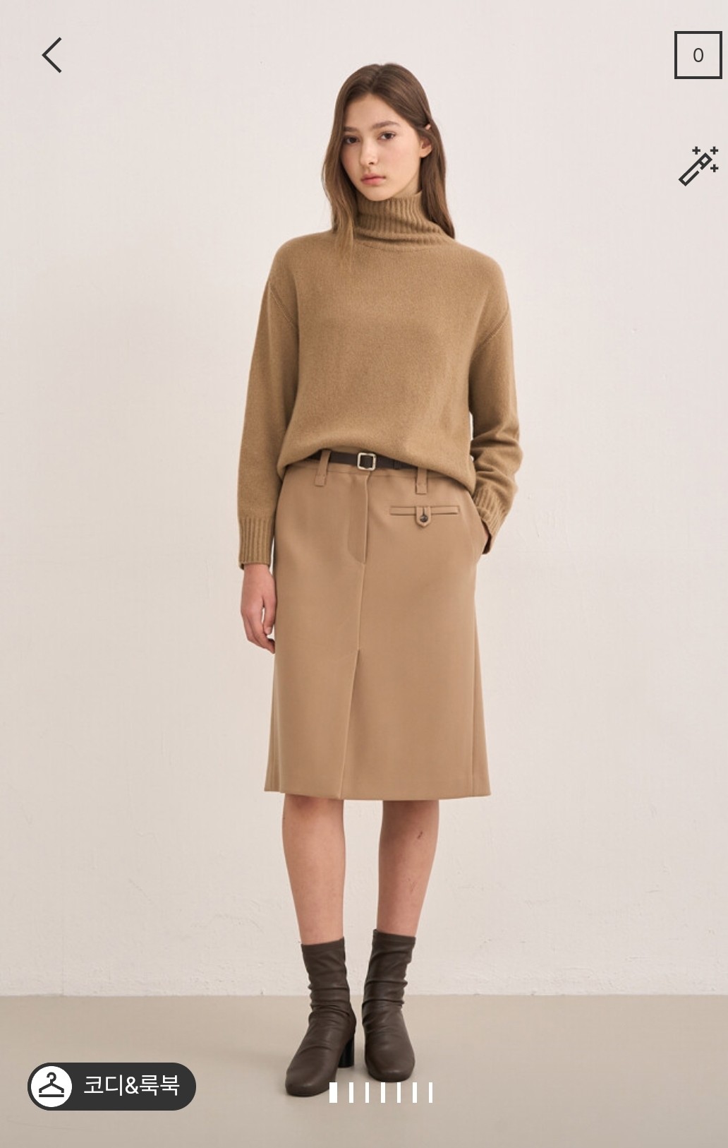 潮流直邮 韩国SJSJ正品 24冬 时尚高领针织衫SJ2EAKTO855W