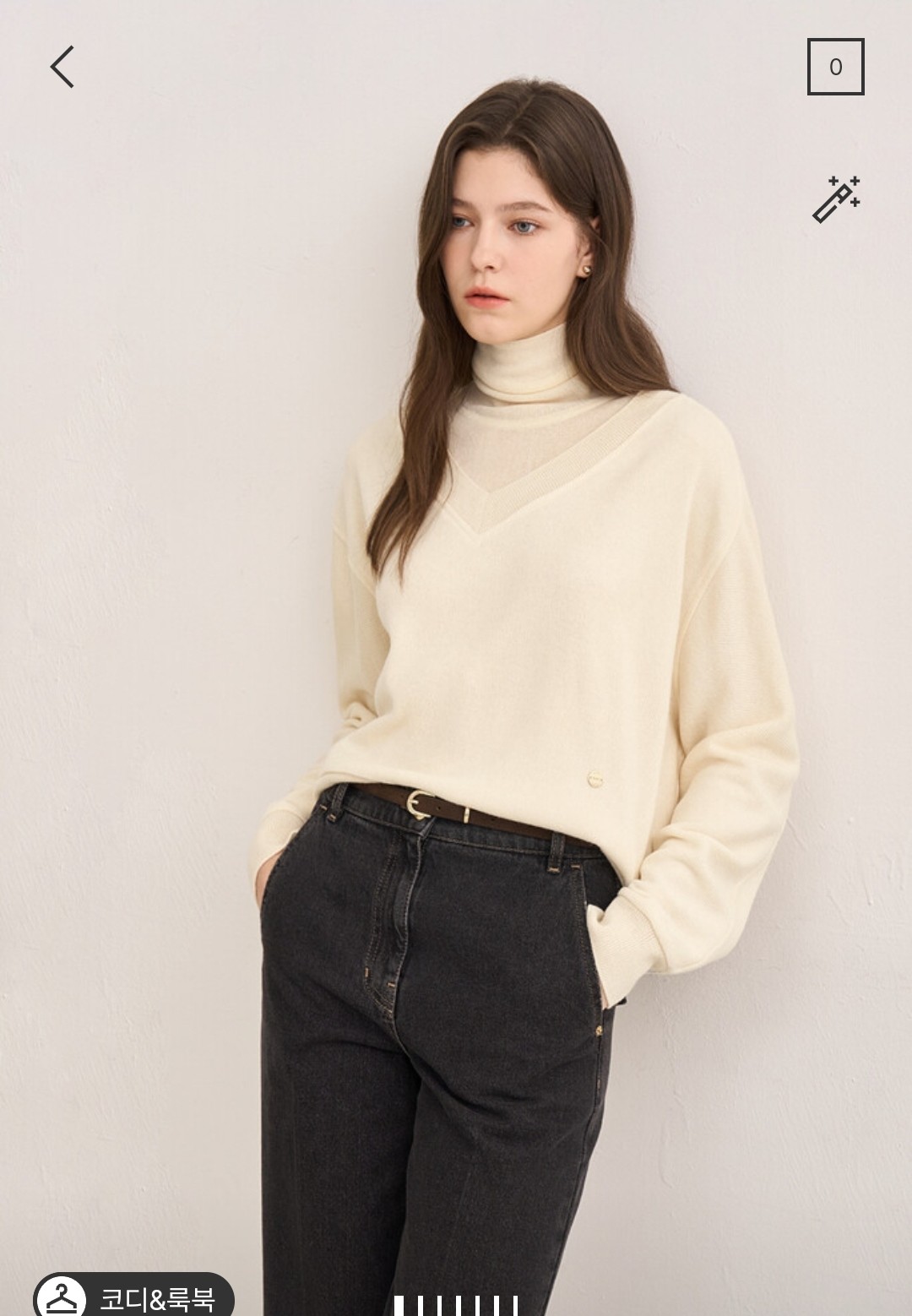 潮流直邮 韩国SJSJ正品 24冬 高领针织衫SJ2EBTTO642W