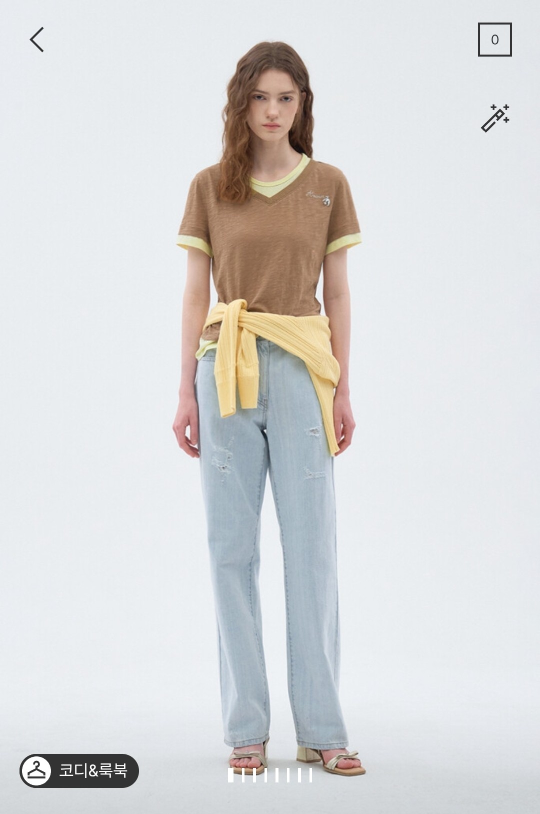 潮流直邮  韩国o2nd 奥蔻正品 25夏 时尚牛仔裤O22F5NPCE10W