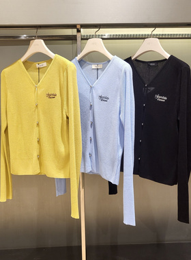 潮流直邮  韩国 O'2nd 奥蔻 25秋  针织开衫O22F7KCDE01W